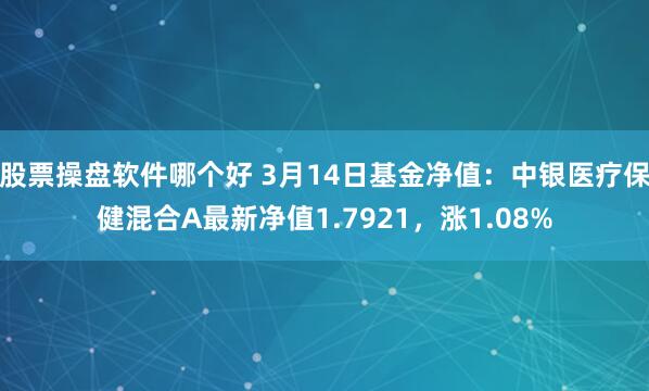 股票操盘软件哪个好 3月14日基金净值：中银医疗保健混合A最新净值1.7921，涨1.08%