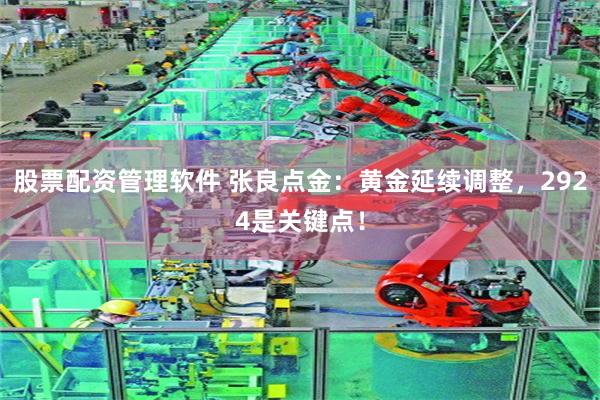 股票配资管理软件 张良点金：黄金延续调整，2924是关键点！