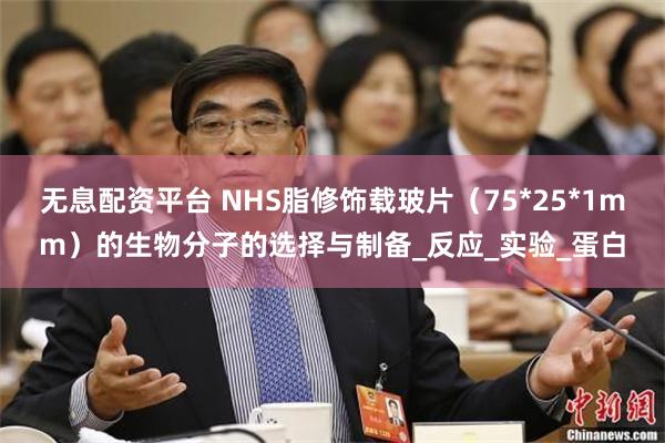 无息配资平台 NHS脂修饰载玻片（75*25*1mm）的生物分子的选择与制备_反应_实验_蛋白