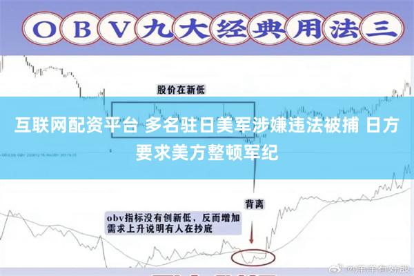 互联网配资平台 多名驻日美军涉嫌违法被捕 日方要求美方整顿军纪