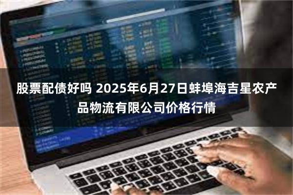股票配债好吗 2025年6月27日蚌埠海吉星农产品物流有限公司价格行情