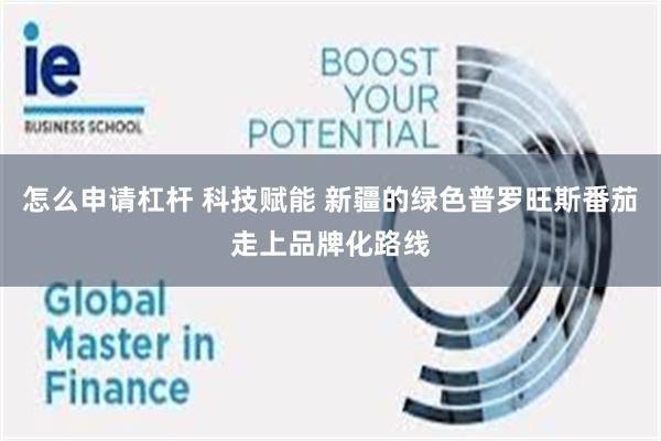怎么申请杠杆 科技赋能 新疆的绿色普罗旺斯番茄走上品牌化路线